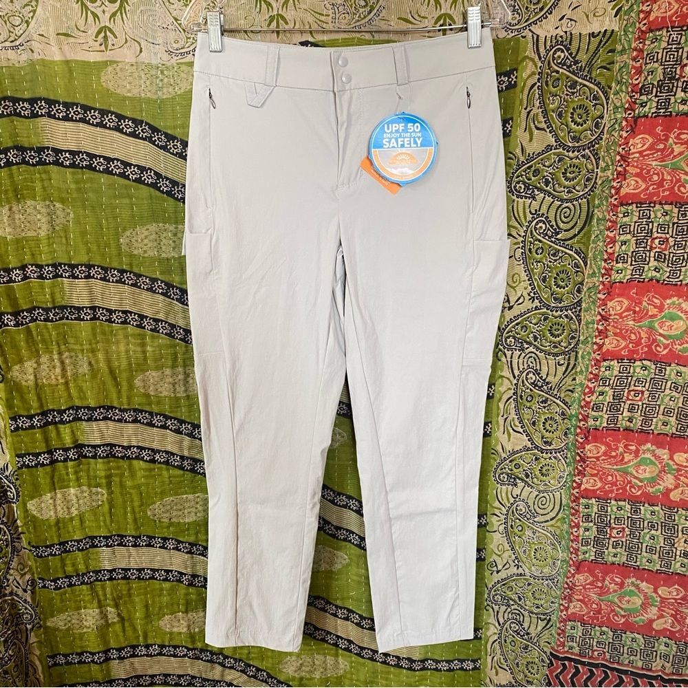 LAST CHANCE NWT Columbia Cool Gray PFG Cast and Release Hiking Pants Size Small - Picture 2 of 16